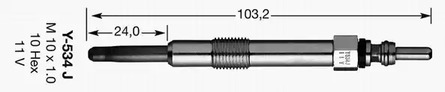 Свеча накаливания d-power NGK 3413